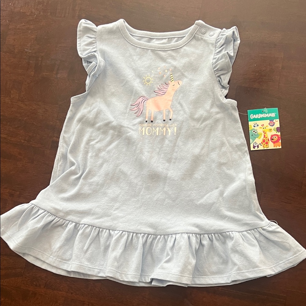 Garanimals Light Blue Unicorn Dress